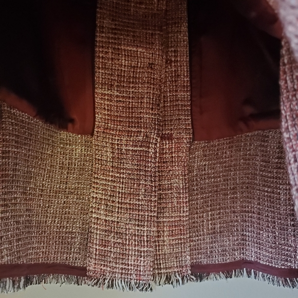 🌹NEW- Cesilia Tweed Pleated Peplum Jacket & Skirt - Picture 10 of 15